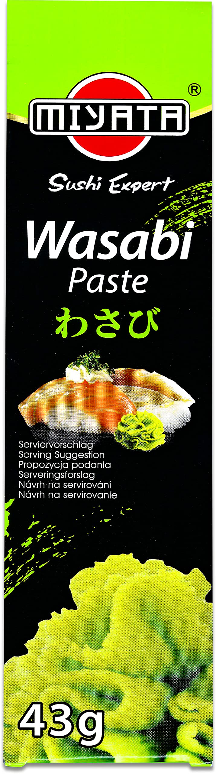 MIYATA Wasabi Paste in Tube 43g Wasabi Paste Horseradish Paste