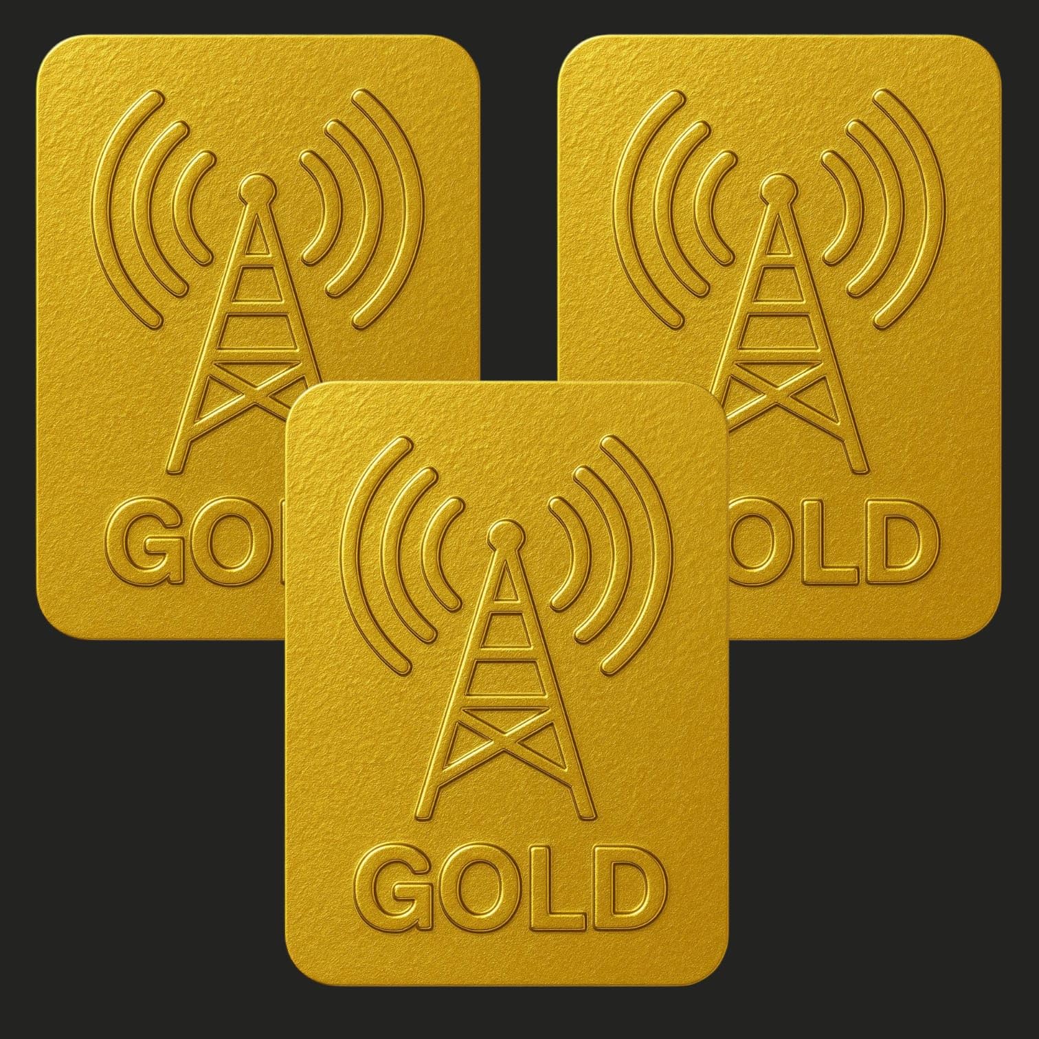 Mobile Anti Radiation Chip Gold Sticker for Better Focus and Safe Family Calls-image-25