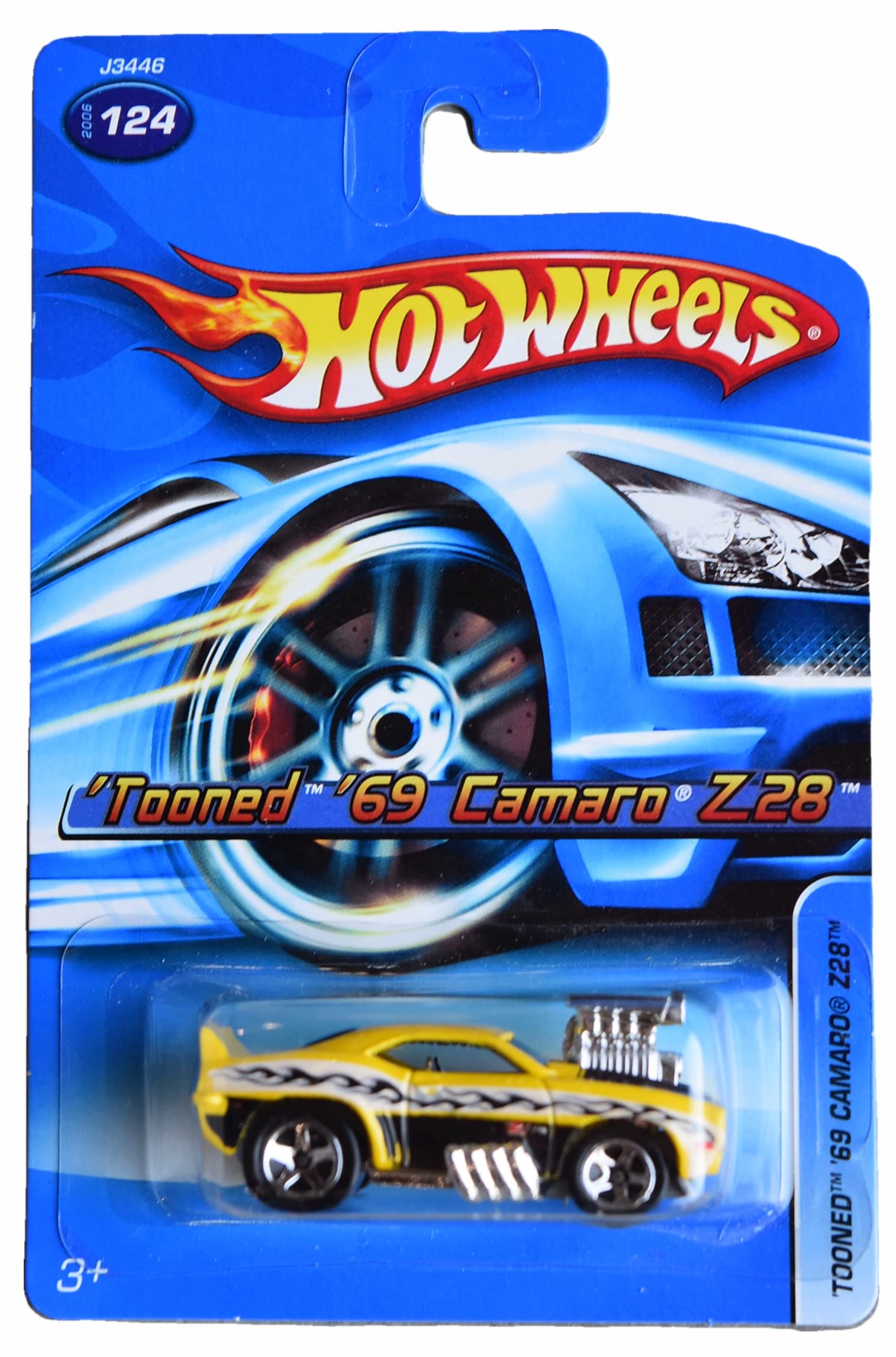 Amazon.com: Hot Wheels 'tooned '69 Camaro Z28 - Camaro - Yellow