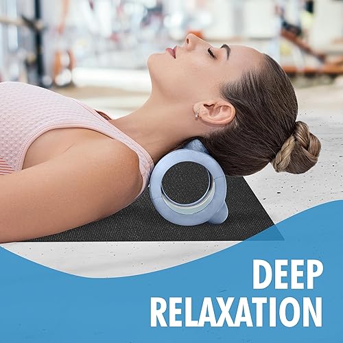 Miniatura 7 de Lumia Wellness Rodillo de masaje para el cuello, 4 pulgadas, masajeador muscular de tejido profundo, herramienta de liberación muscular, alivio de