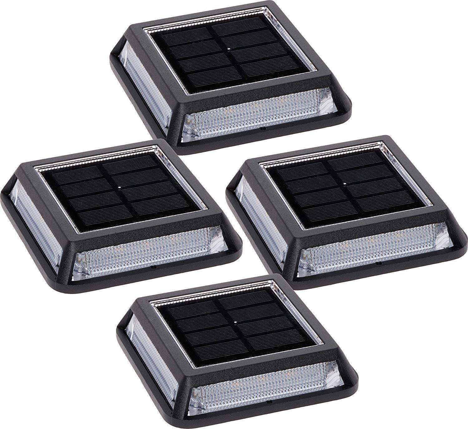 TEALP Solar 26 Lumen Path, Dock & Deck Light with White SMD LEDs (4 Pack)
