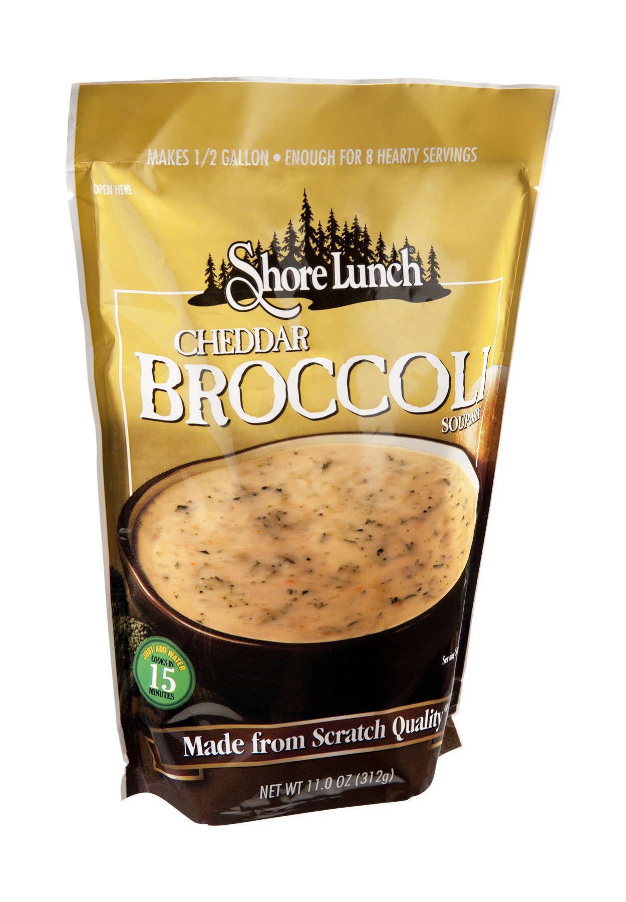 Shore Lunch Cheddar Broccoli Soup Mix, 11 oz (Pack of 6)