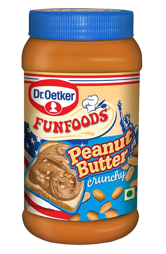 Dr. Oetker FunFoods Peanut Butter Crunchy 100 Veg Peanut Butter 91