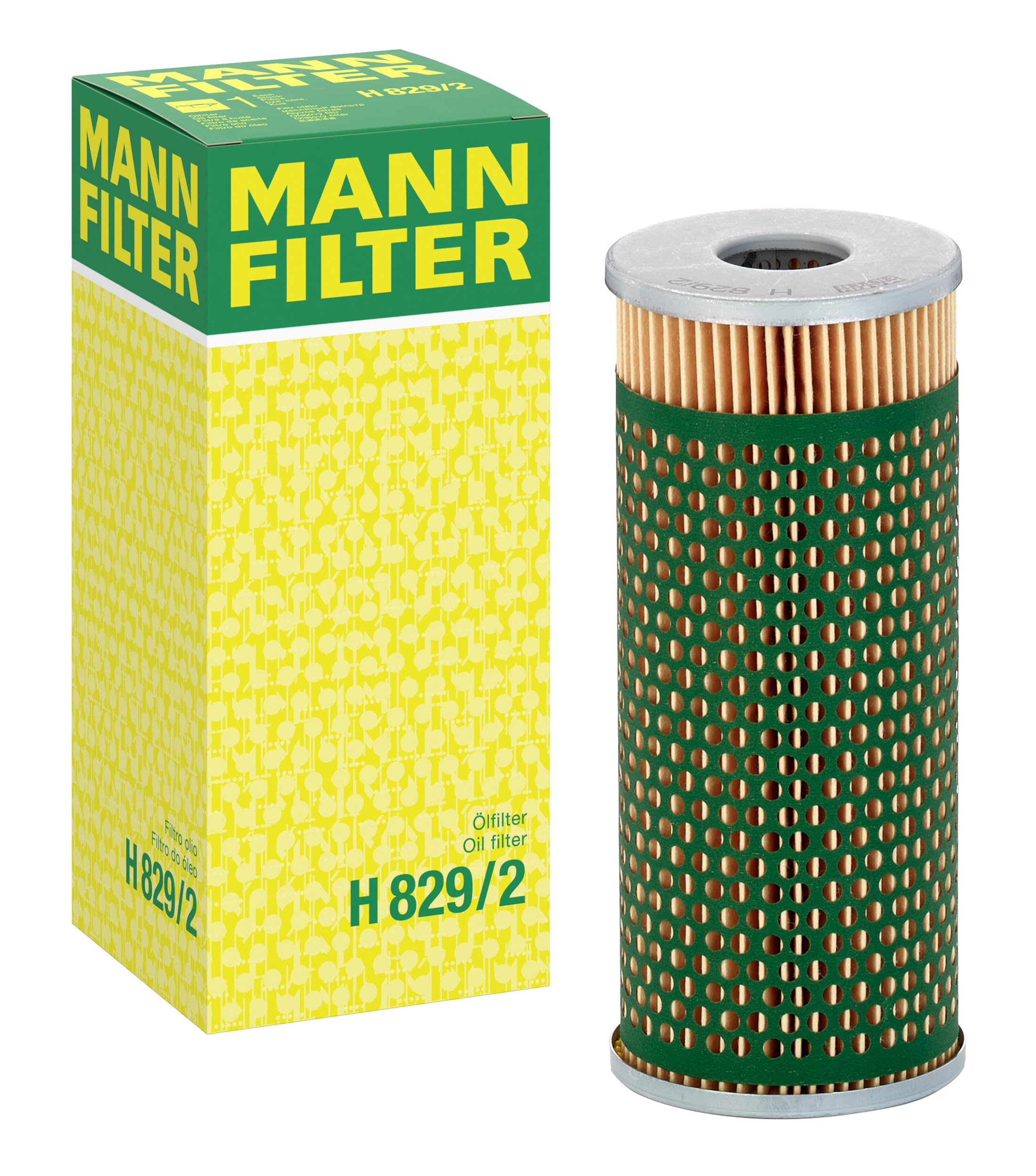 MANN-​FILTER H 829/​2 Filtro de aceite - para Aplicaciones fuera de autopista