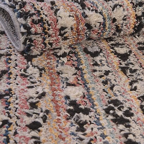 Miniatura 6 de Unique Loom Cherokee Collection - Clemson (rectangular 5 pies 3 pulgadas x 8 pies 0 pulgadas, multicolor óxidobeige)