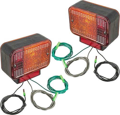 Caltric Luz trasera lateral izquierda y rígida compatible con John Deere 2305/2320 / 2520/2720 / 3120/3203 / 3320/3520 / 3720/4105 / 4200/4300 /