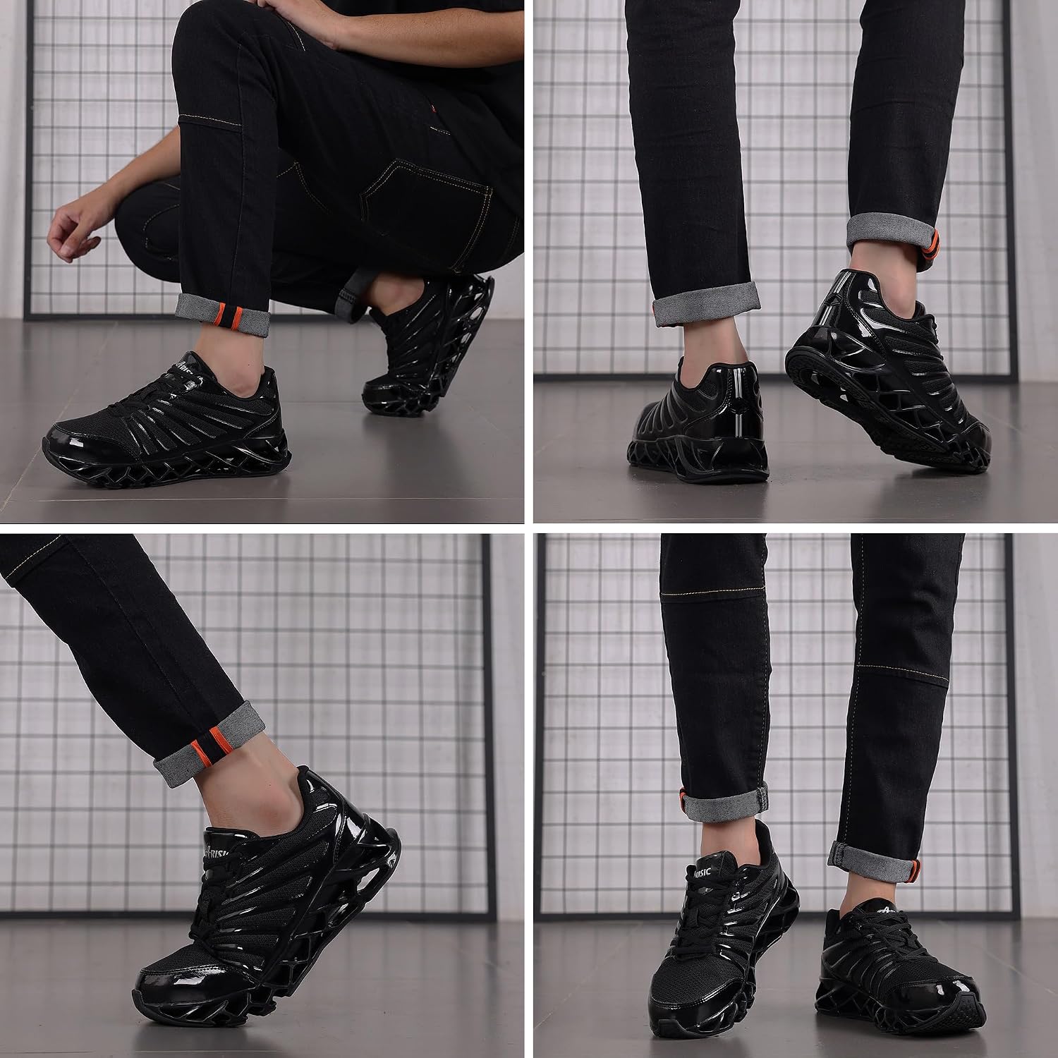 Steel Toe Shoes for Men Women Work Safety Sneakers Non Slip Composite Toe Shoes Lightweight Puncture Waterproof for Industrial Work