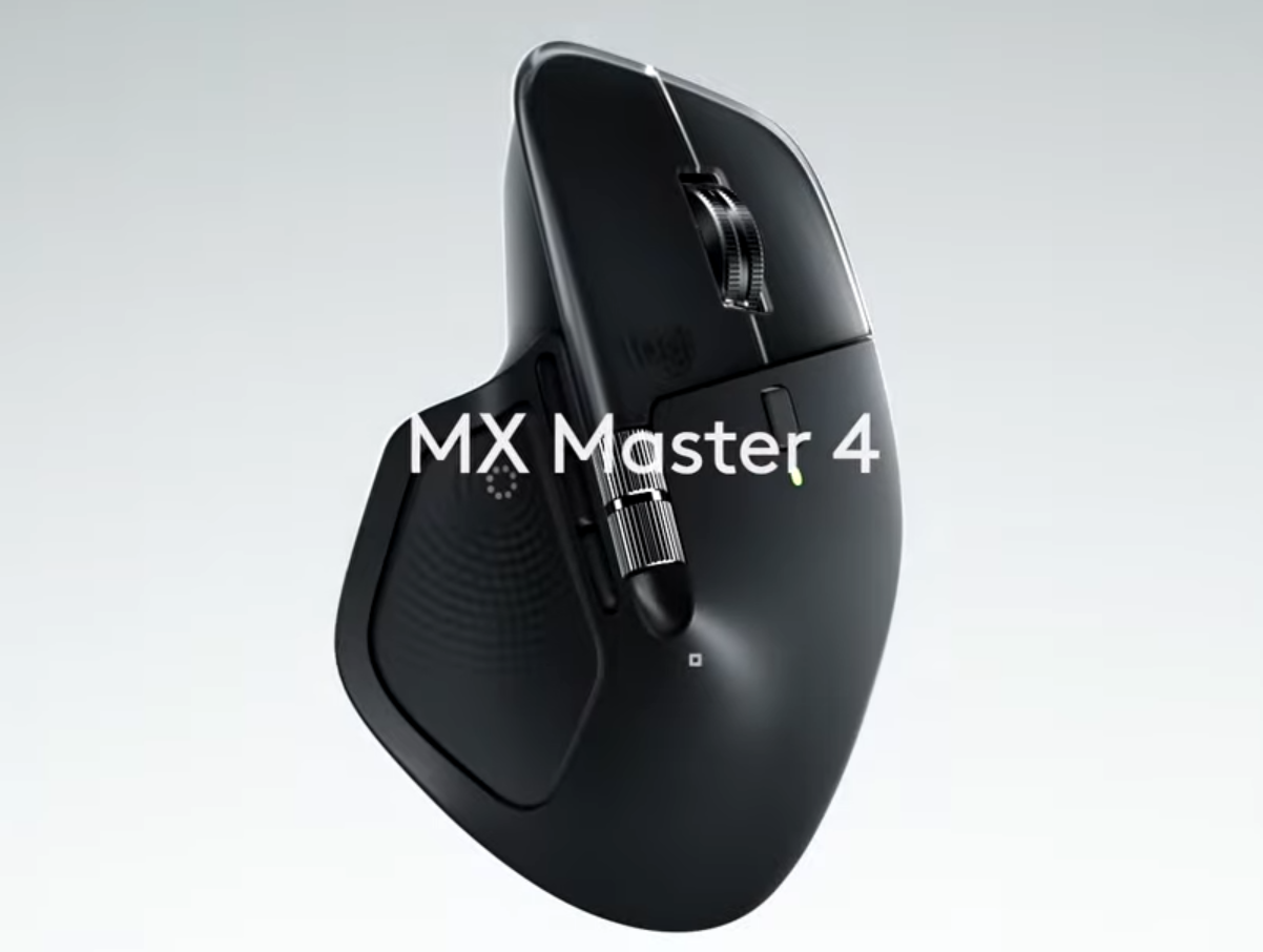 Logitech MX Master 4, Ergonomic Wireless Mouse with Advanced
