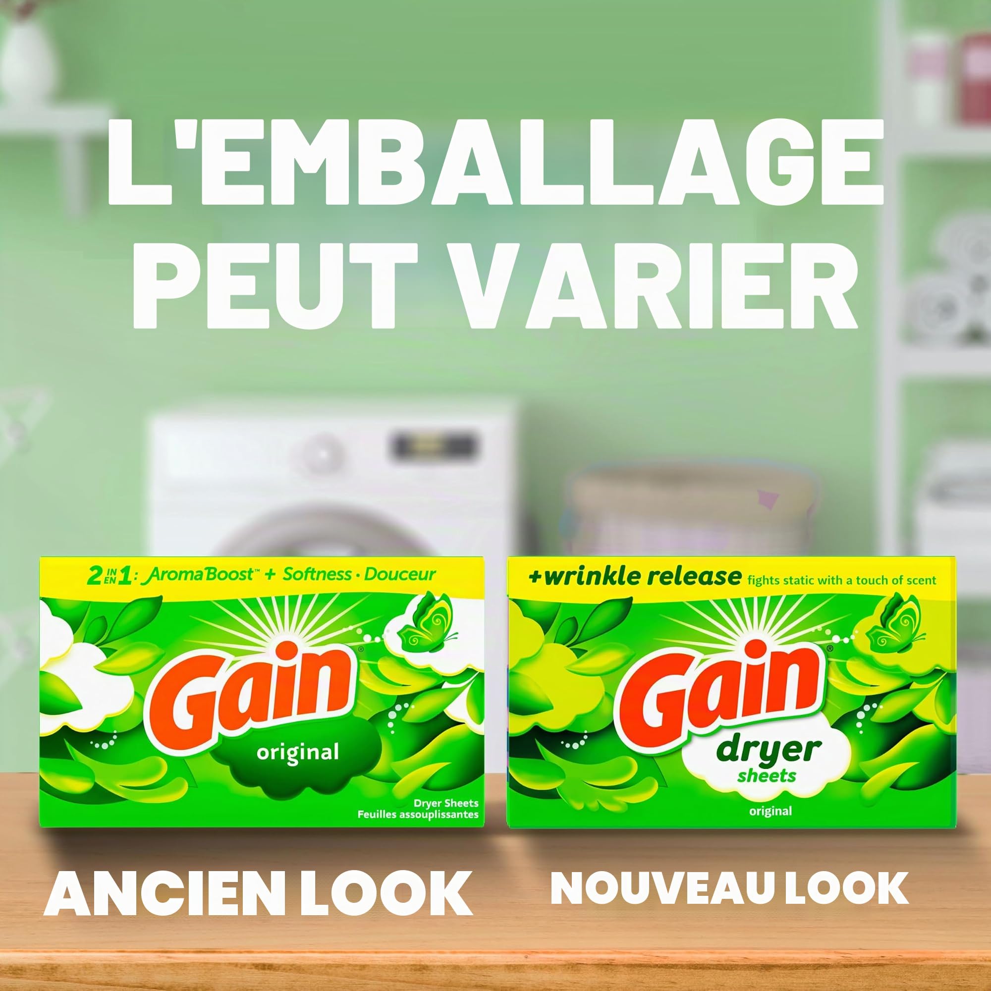 Gain réflexion Original Linge Feuilles, 120 Count