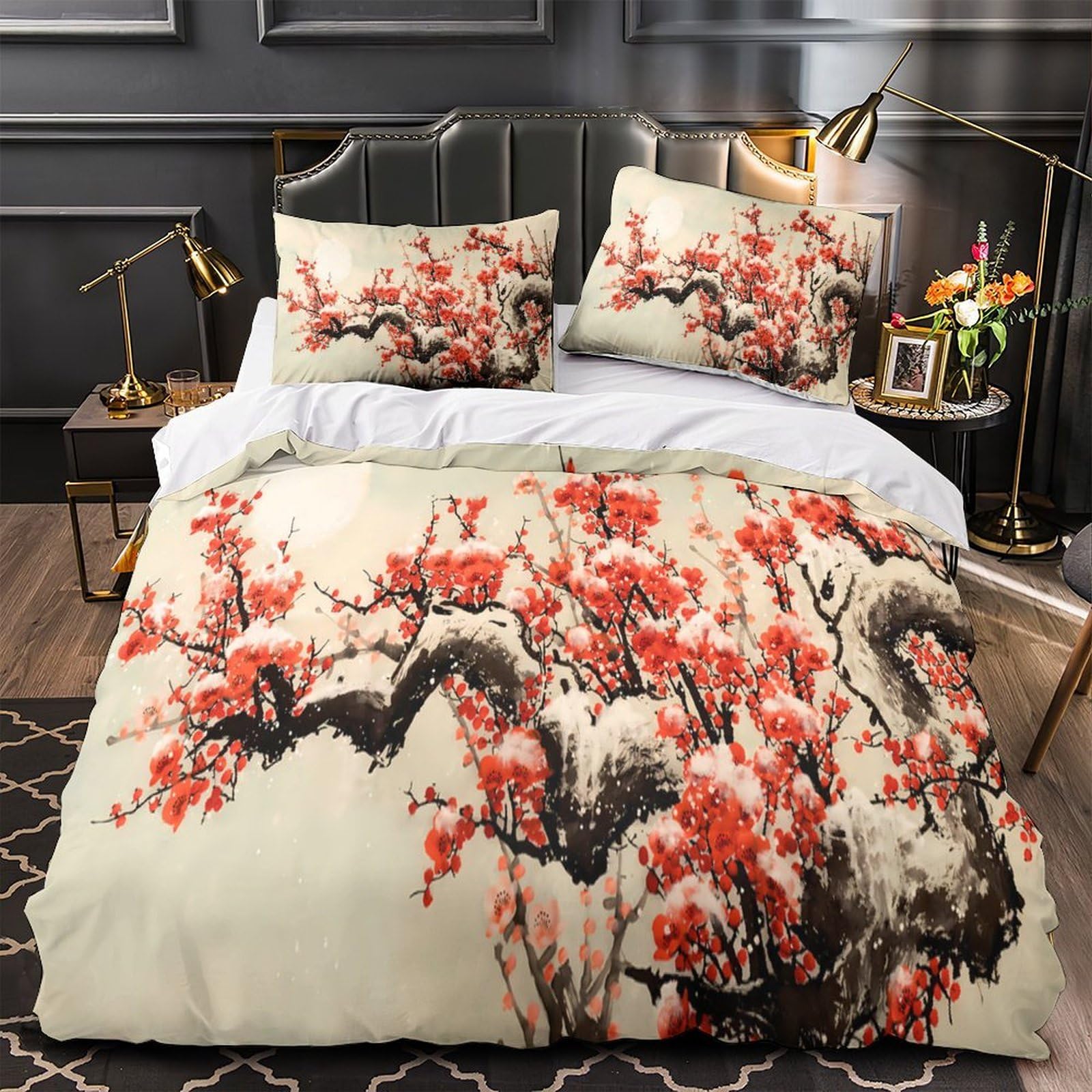 Housse de couette imprimé 3D haute définition microfibre résistante