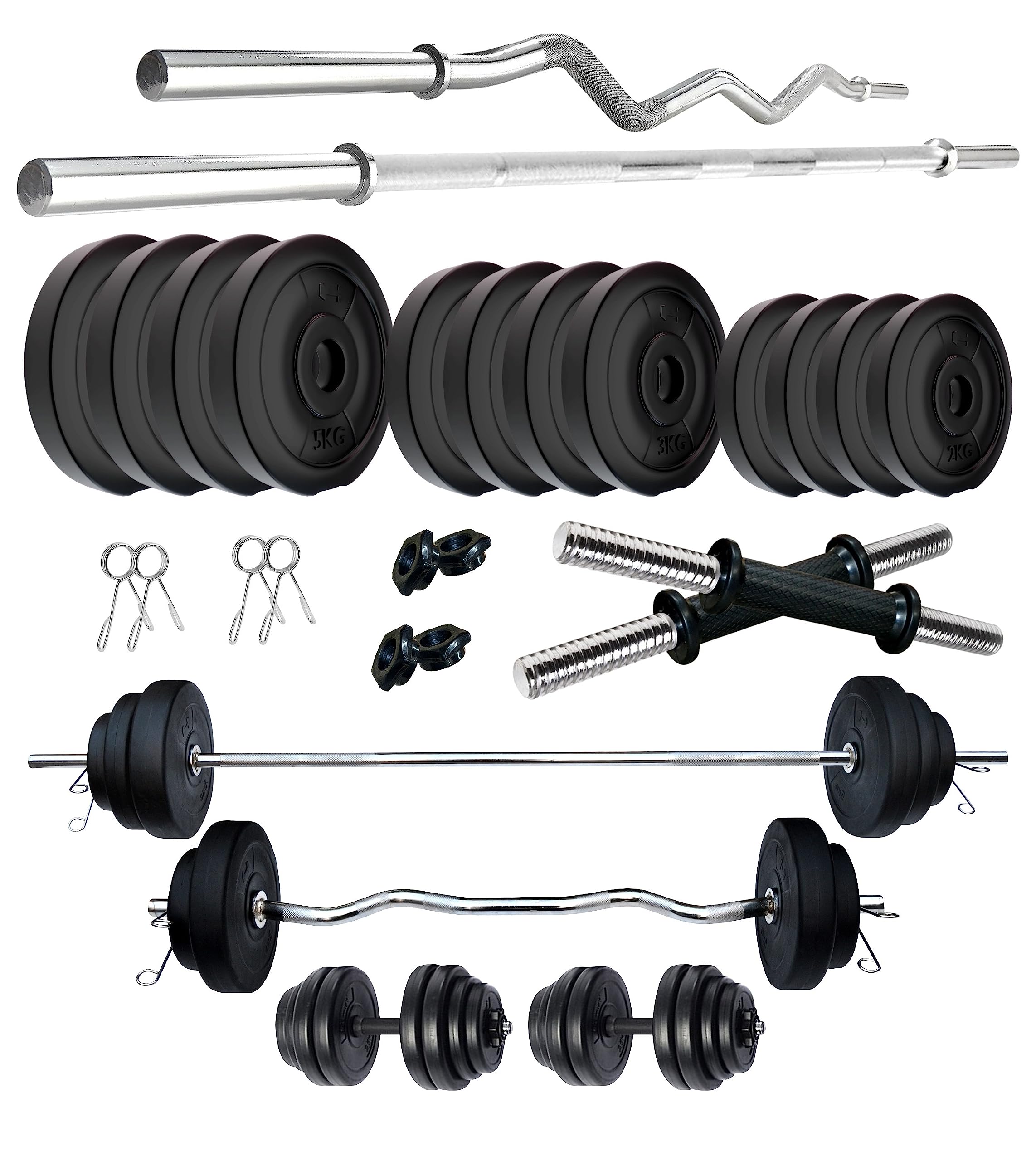See full amazon price history chart for Amazon Brand - Symactive PVC 40 Kg Home Gym Set (40 Kg PVC Weight, 5 Ft Plain Rod, 3 Ft Curl Rod, 14 Dumbbell Rods Pair, 4 Locks/Clippers) Amazon Brand - Symactive PVC 40 Kg Home Gym Set (40 Kg PVC Weight, 5 Ft Plain Rod, 3 Ft Curl Rod, 14 Dumbbell Rods Pair, 4 Locks/Clippers) (B0BYNBNFDM) Amazon Price History, Amazon Price Tracker