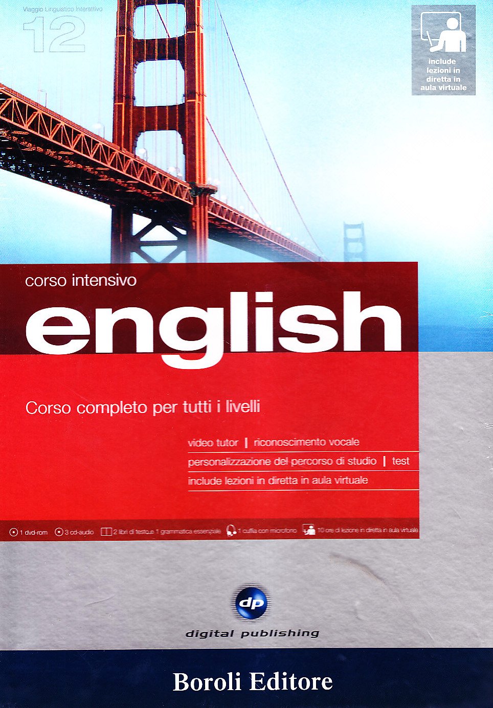 English. Corso completo per tutti i livelli. Corso intensivo. 3 CD Audio. DVD-ROM. Con gadget