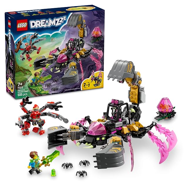 LEGO - Juego de construcción Excavadora Escorpión de Pesadilla LEGO DREAMZzz - 71513