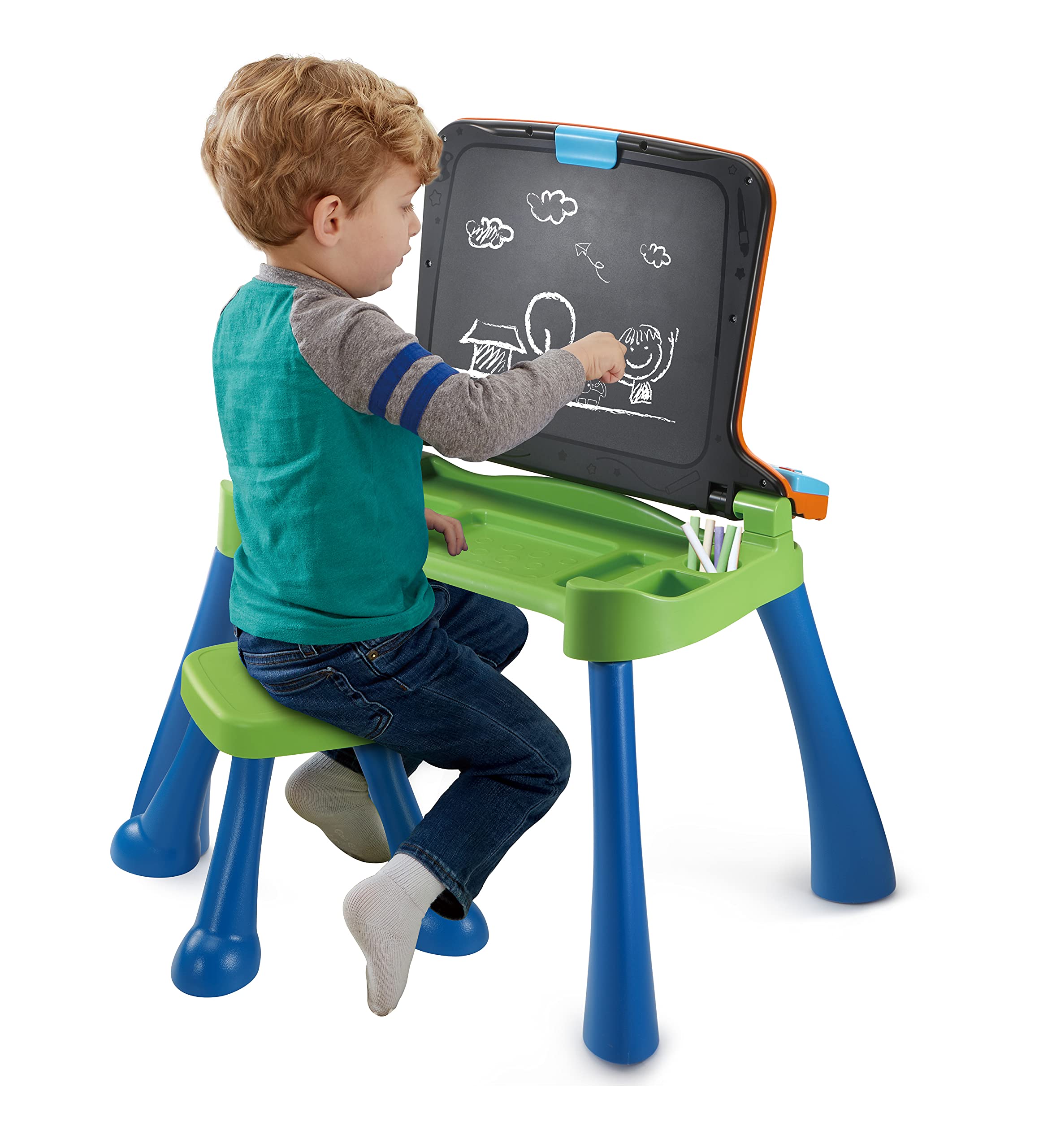VTech 80-540904 5-in-1 Escritorio de Juegos, Multicolor