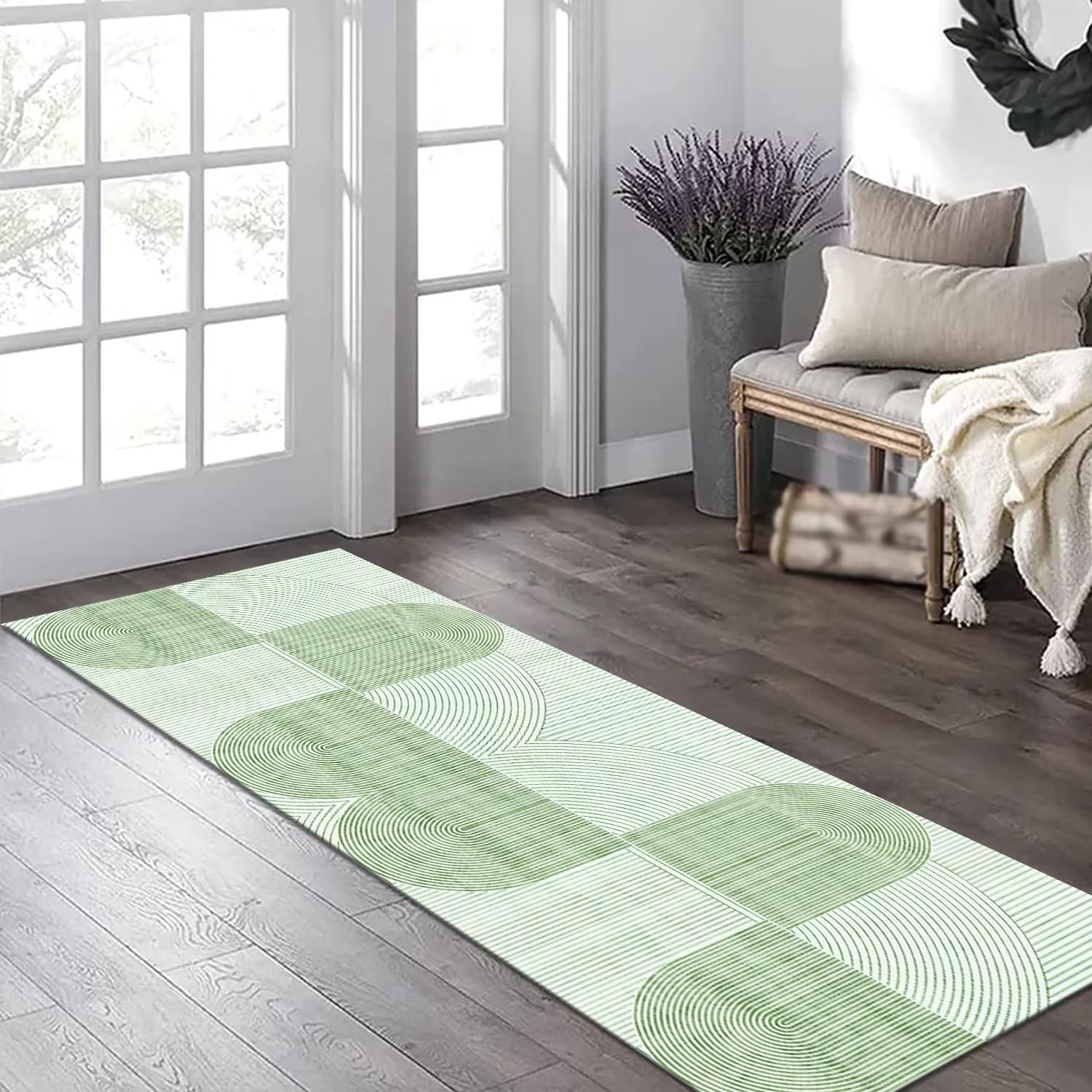 Passatoia Lunga 4,6 Metri Per Corridoio E Cucina - Tappeto Runner Moderno Antiscivolo E Lavabile, Morbido E Antimacchia, Disponibile In Varie Larghezze (90x460 Cm)