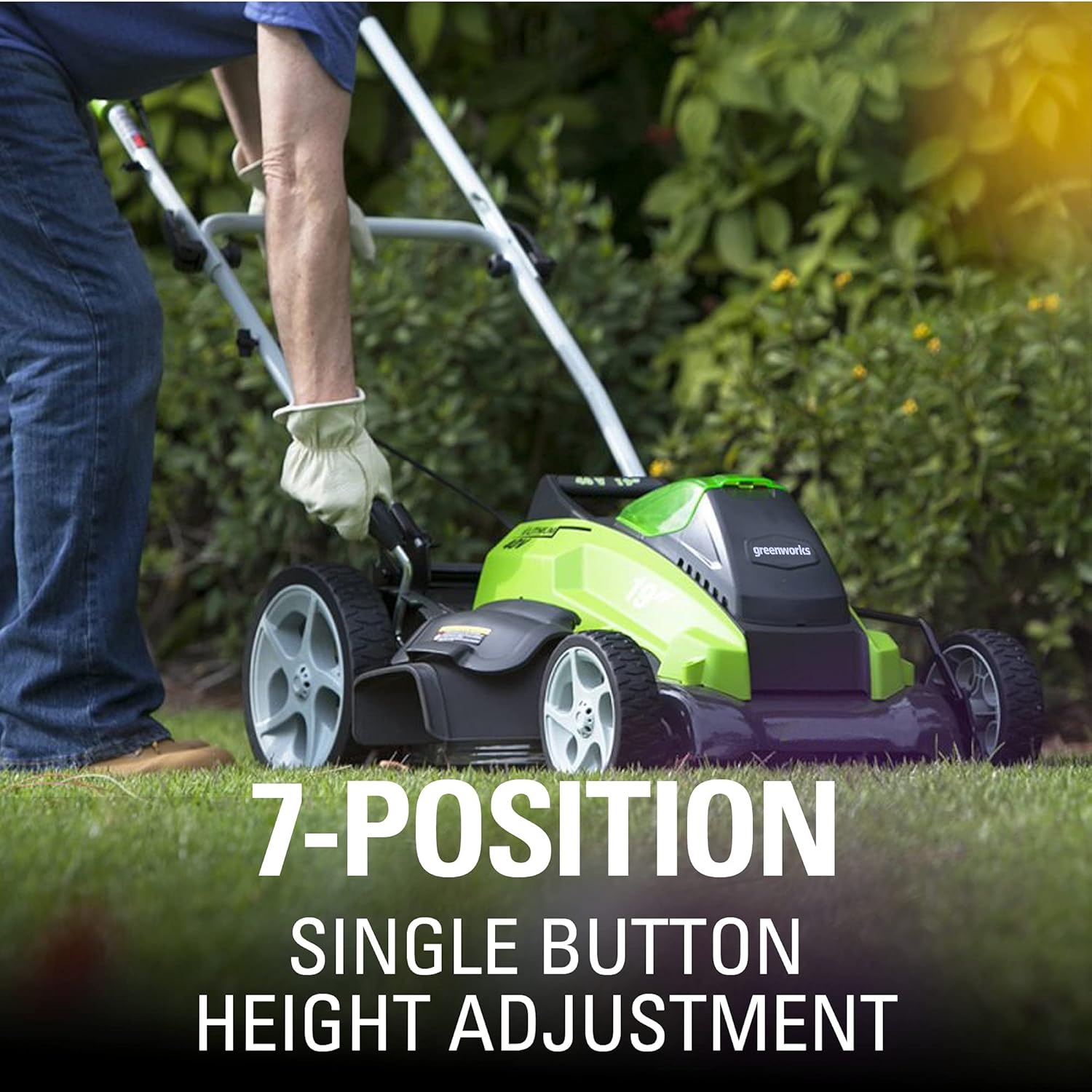 review Greenworks 40V 19-Inch Cordless (3-In-1) Push Lawn Mower, 4.0Ah + 2.0Ah Battery and Charger Included 25223