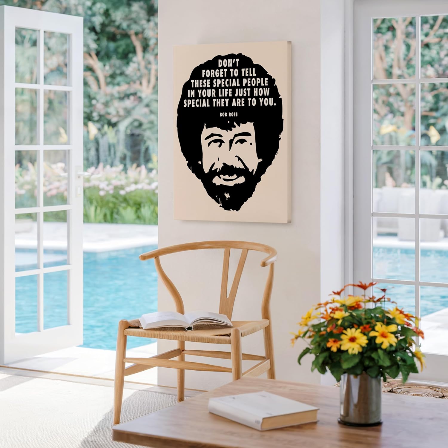 Poster Master Special People In Your Life Canvas - Bob Quotes Print - Encouraging Art - Motivational Gift for Men & Women - Inspiring Wall Decor for Bedroom or Office - 8x10 STRETCHED Canvas