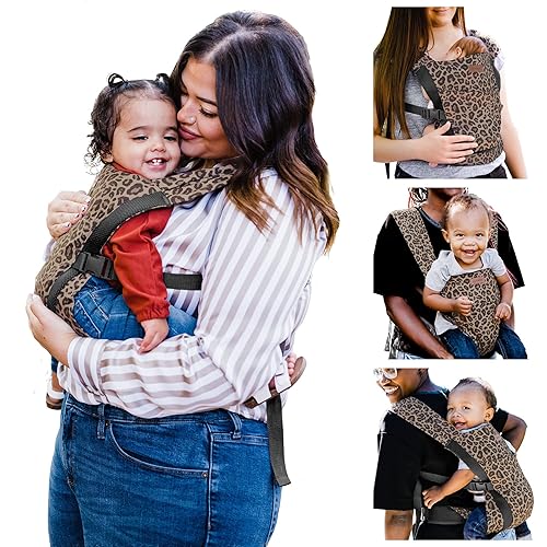 JJ Cole Luma - Portabebés de 4 posiciones - Leopardo