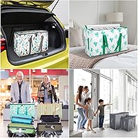 Vista 3 de BALEINE Paquete de 8 Bolsas de Mudanza de Gran Tamaño con Asas Reforzadas, Tote de Almacenamiento Resistente para Ropa, Suministros de Mudanza