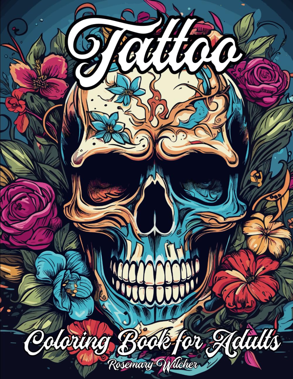 Tattoo Coloring Book for Adults: 50 Tattoo Designs for Stress Relief, Relaxation and Creativity