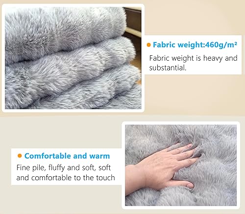 Miniatura 4 de Cama grande para perros con almohada suave de ángulo bajo. Tela de cama de lujo cómoda y suave. Con parte inferior antideslizante, cama lavable para