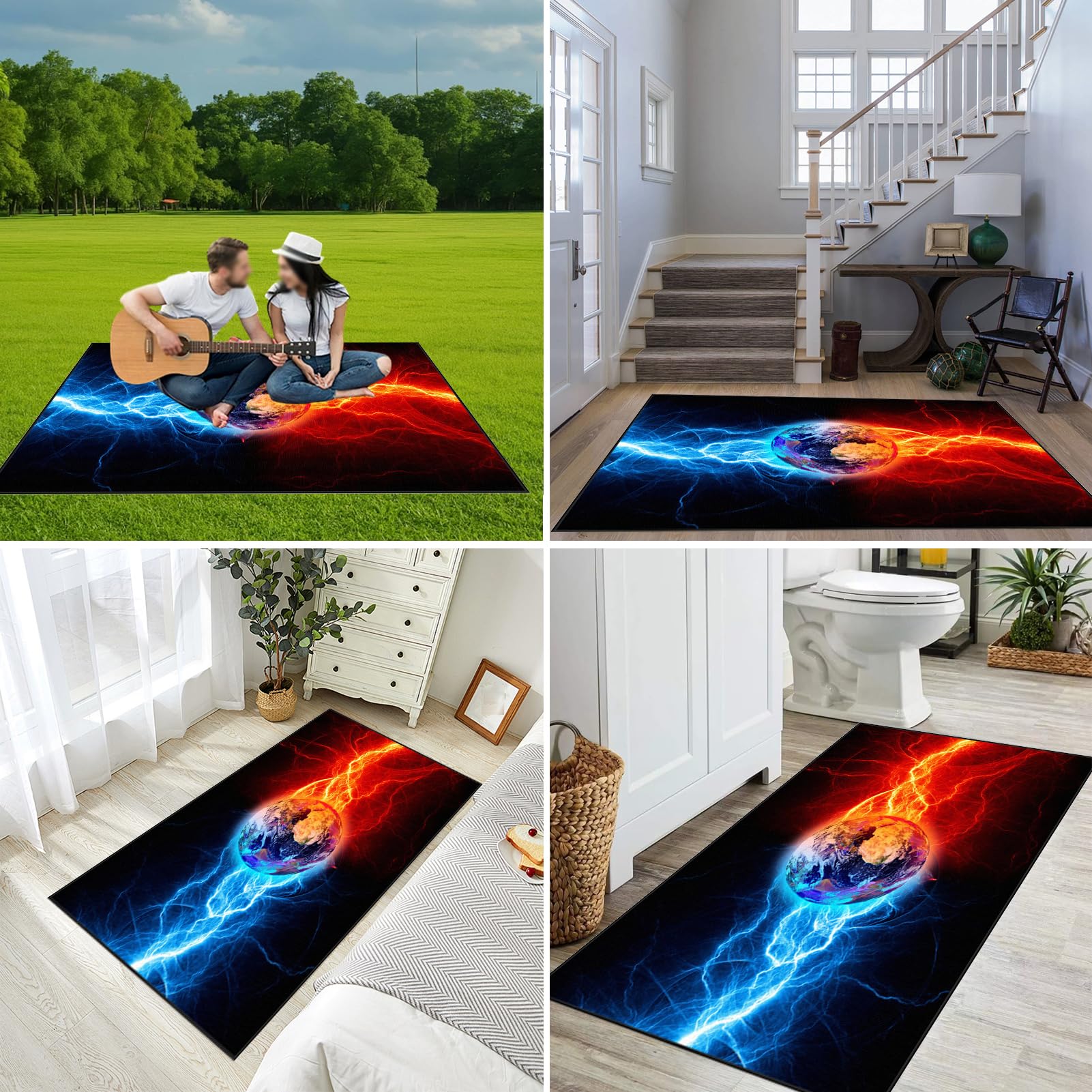 100 x 120 cm mata ochronna do foteli gamingowych | Antypoślizgowa mata na fotel biurowy | mata ochronna na krzesło inwalidzkie | Mata podłogowa do gier na twarde podłogi | Mata do gier podłogowych