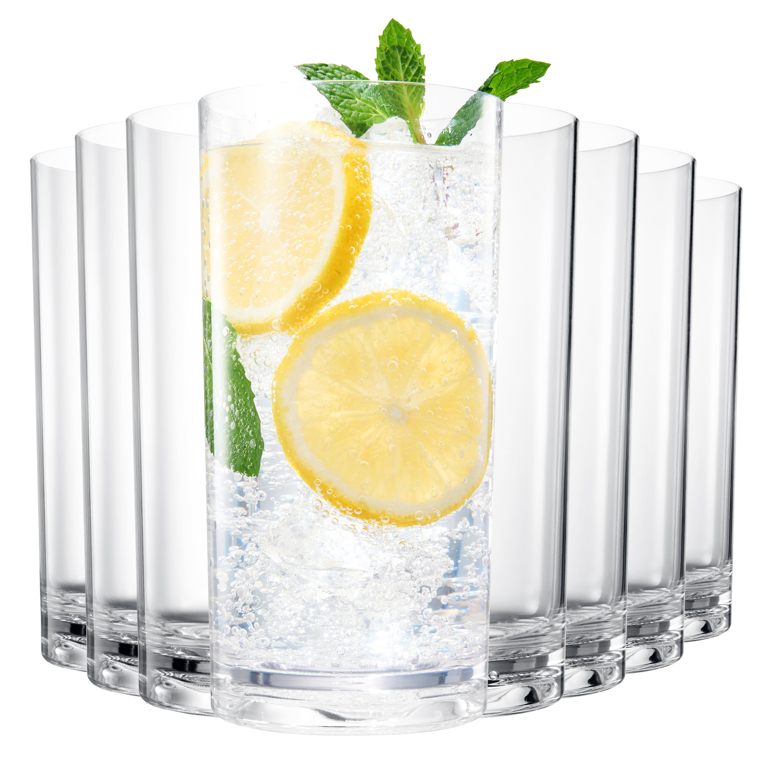 Amazon.com | Khen Acrylic Classic Clear Plastic Reusable Drinking