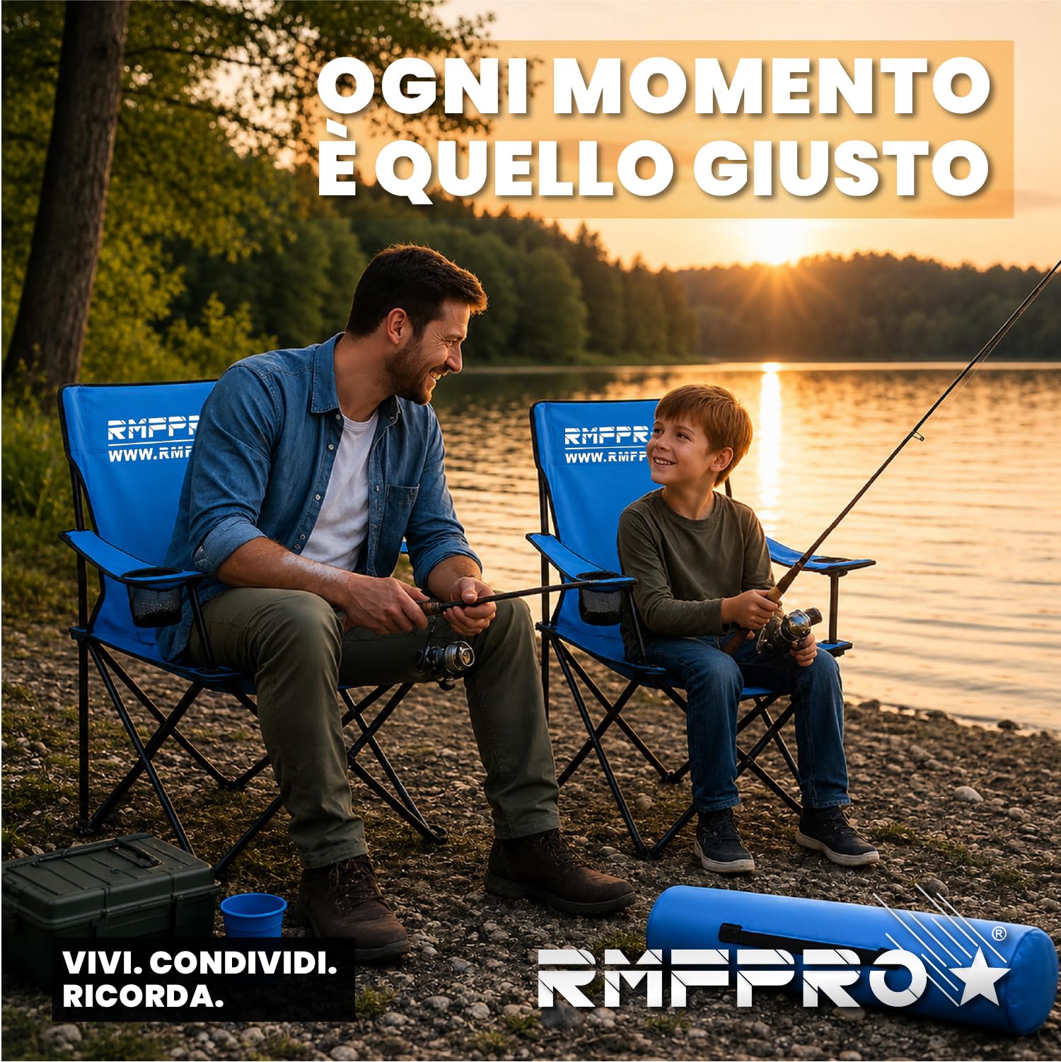 Set 4 Sedie Campeggio Pieghevole con Seduta Comoda e Rilassante, Sedia da Spiaggia Portali con Porta Bicchieri - Sedia Mare e Giardino, Tessuto Leggero Trasportabile Sedia da Esterno Blu