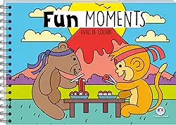 Fun Moments - Livro de colorir com marcador