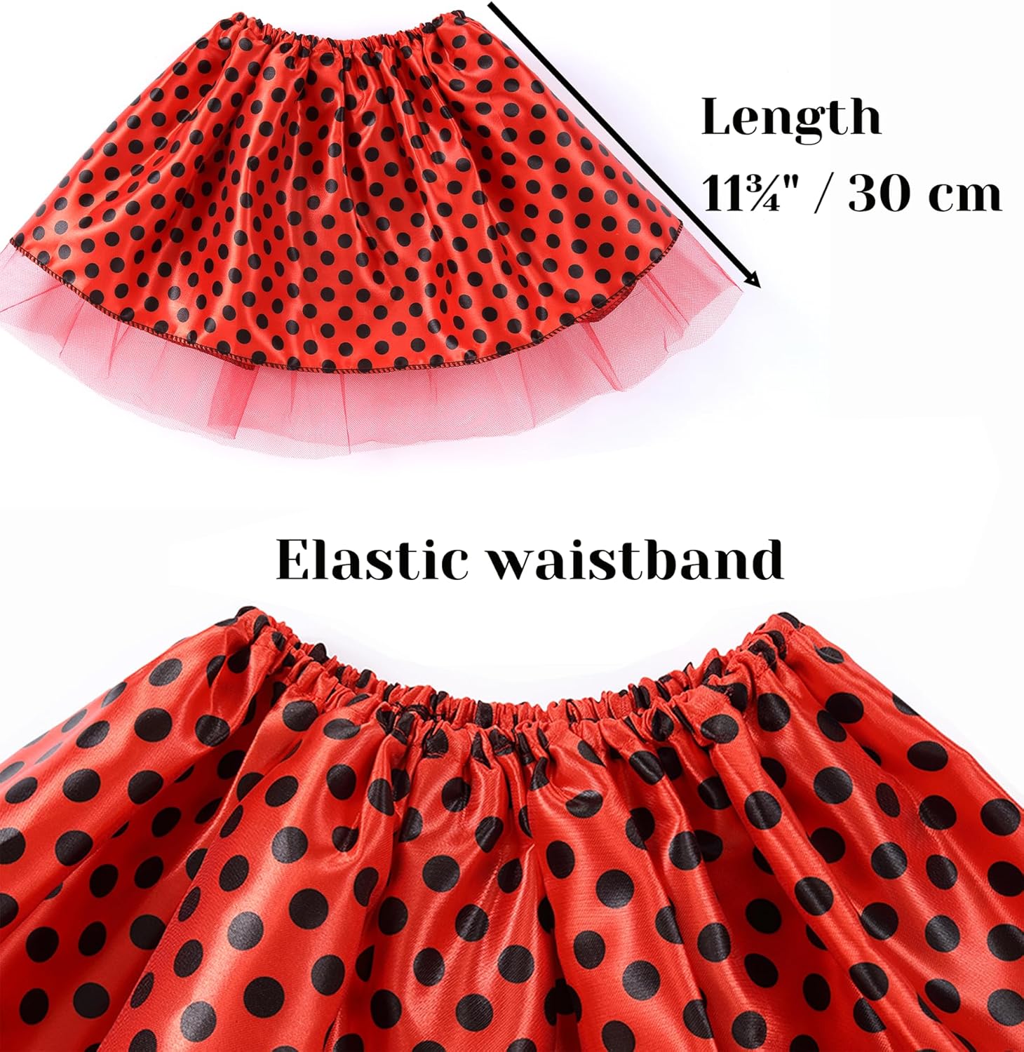 Seawhisper Princess Girls Dress Up Trunk Clothes for Kids Toddler Pretend Play Ladybug Bee Butterfly Costume Accessories