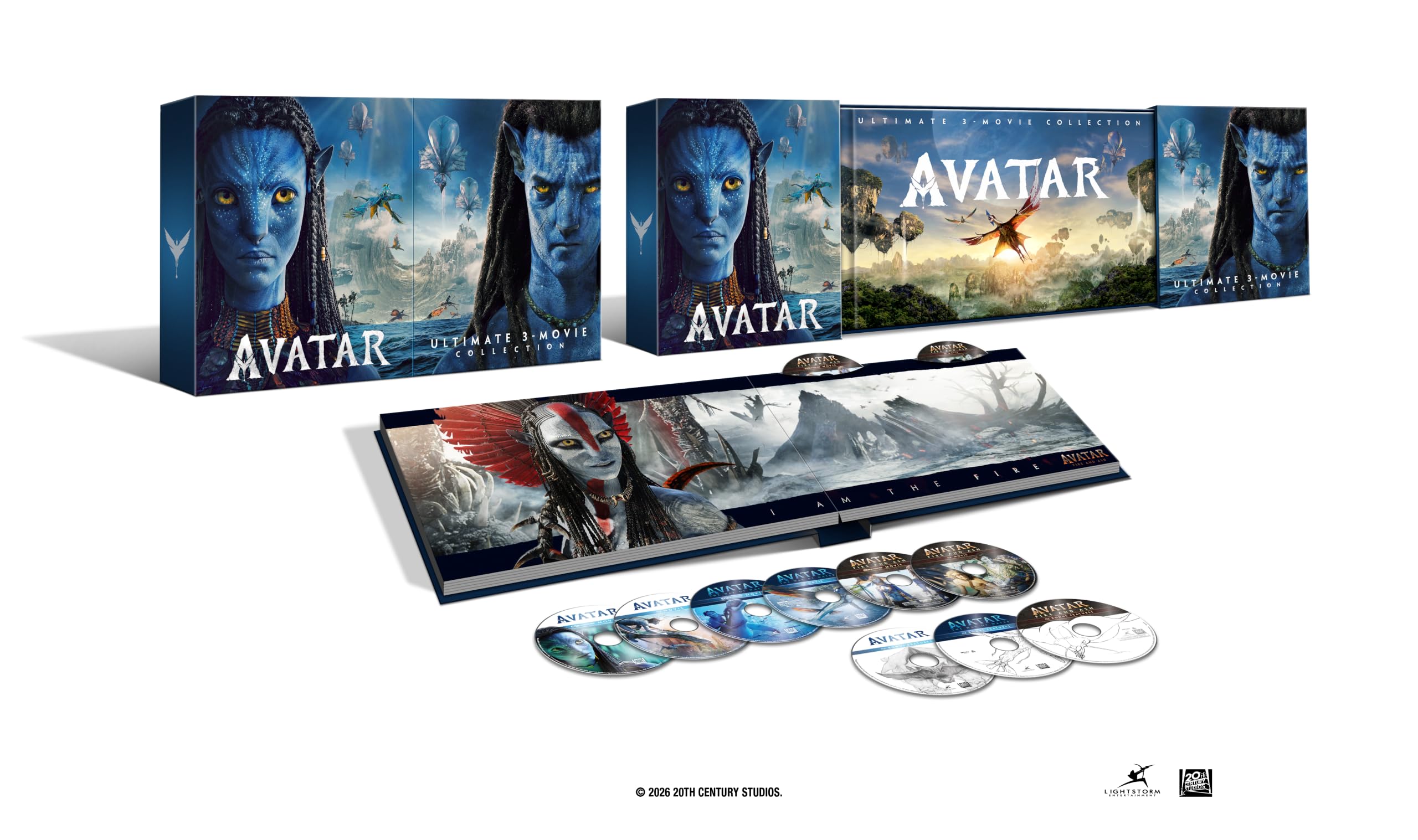 Avatar - Collection 3 films : Avatar + Avatar : La Voie de l'eau + Avatar : De Feu et de cendres