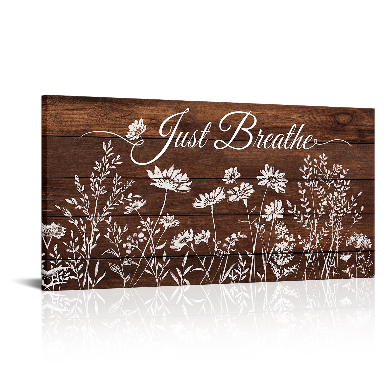 Art mural en bois de style rustique authentique