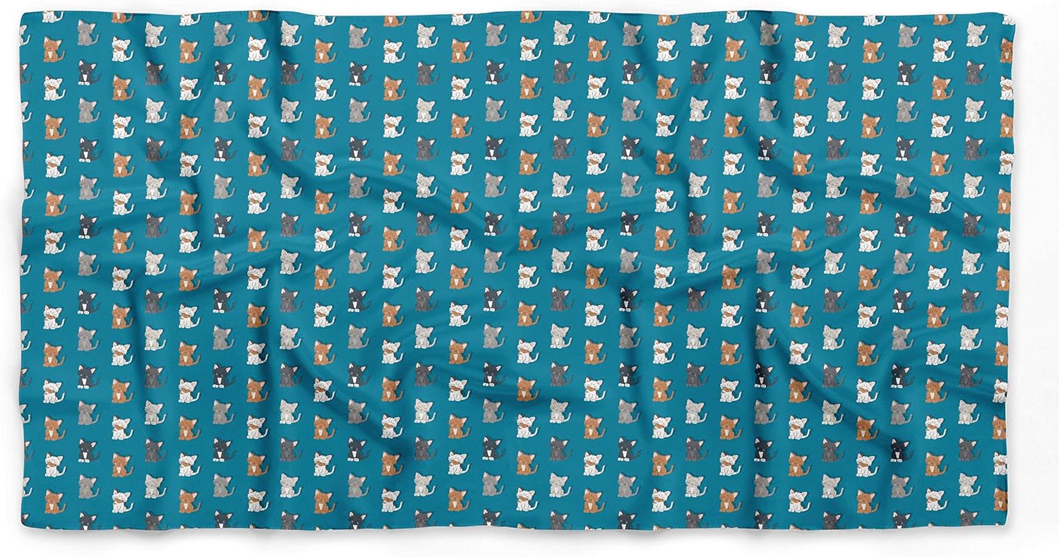 Bimba Pure Silk Printed Head Bandanas Summer Neck Wrap Scarf