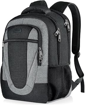 BIKROD Travel Laptop Backpack Men, School Backpacks for College Teen Boys Water Resistant Back Pack, Business Anti Theft Slim Sturdy Computer Bag Gifts Fits 15.6 Inch Laptop with USB Charging Port