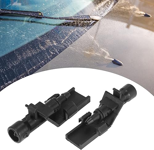 Miniatura 3 de ACROPIX Boquillas para limpiaparabrisas delantero para Honda CRV con conector de manguera, paquete de 5, color negro