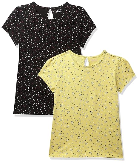 Amazon Brand - Symbol Girls Regular T-Shirt