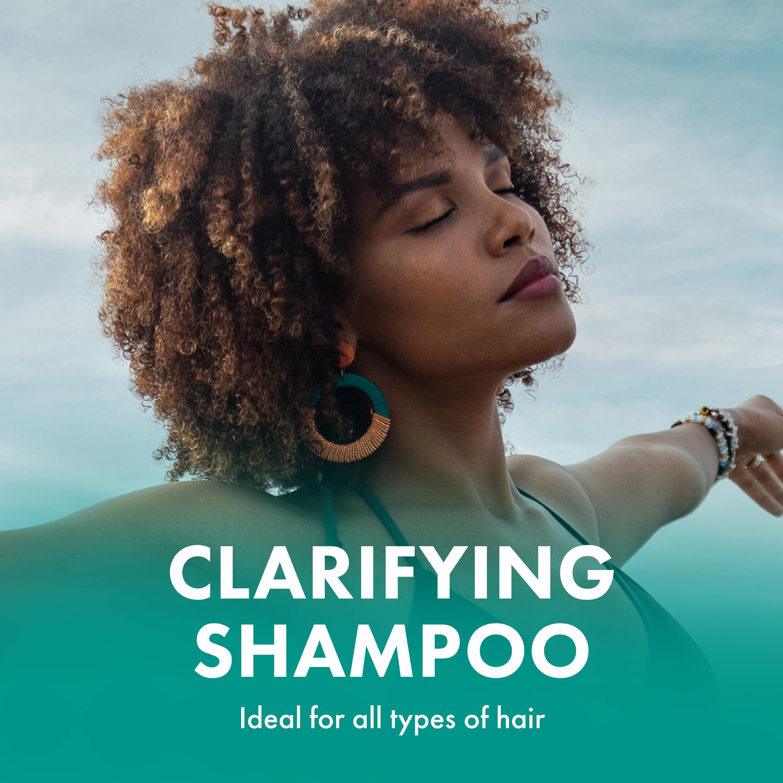 Agave Healing Oil Shampoo Chiarificante Agave, Formula Idratante E Pulizia Profonda Senza Solfati, 33.8 Once Liquidi