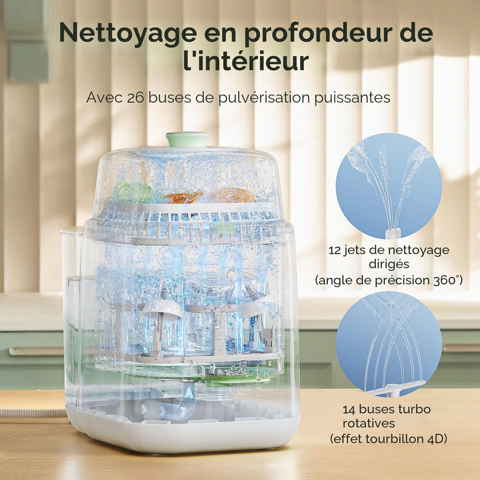 Momcozy Lave Biberon & Blocs de nettoyage-120 Pack