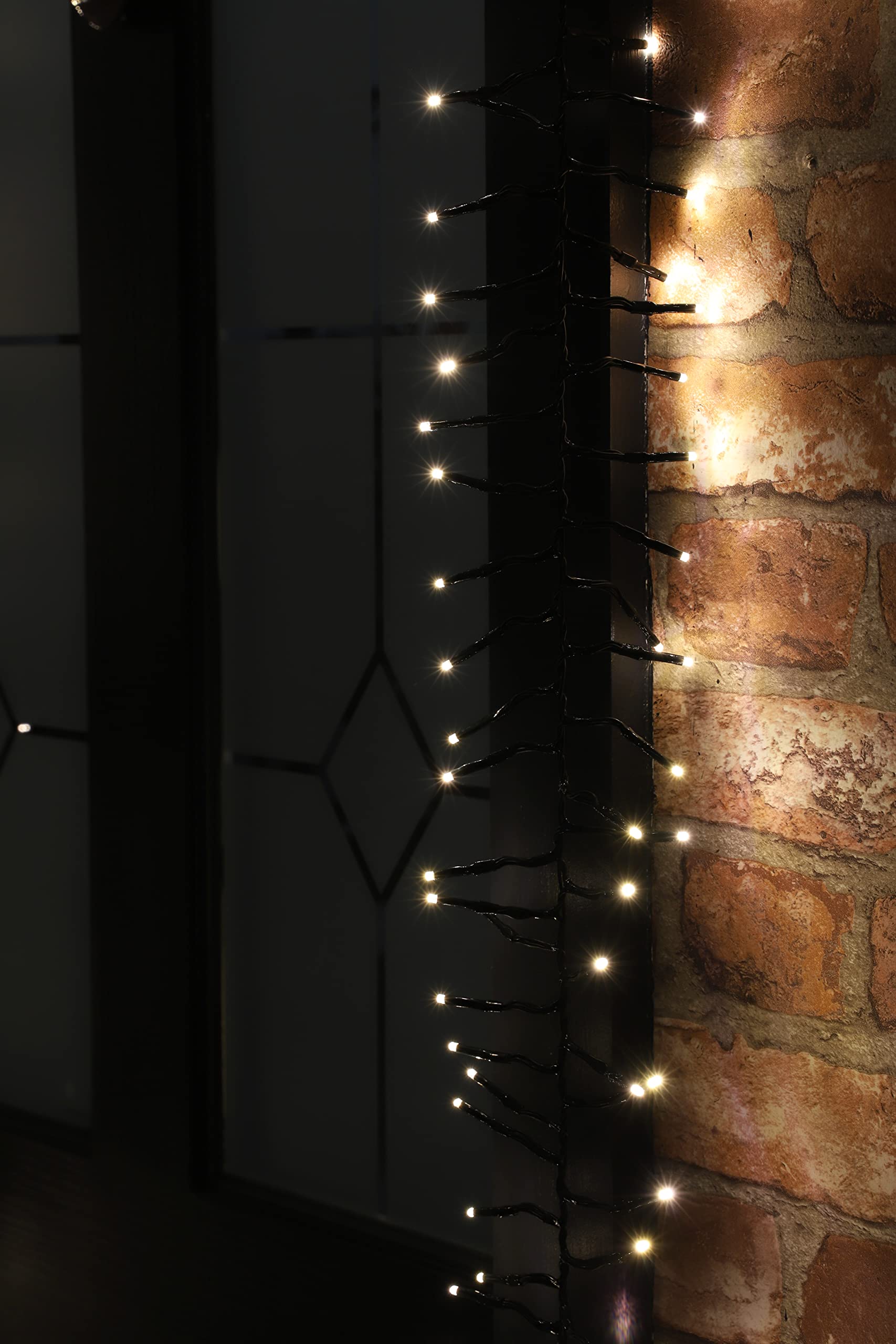 Guirnalda Navideña Con 80 Luces Led Cálidas Controlador De 8 Funciones, Ip44, Sirve Para