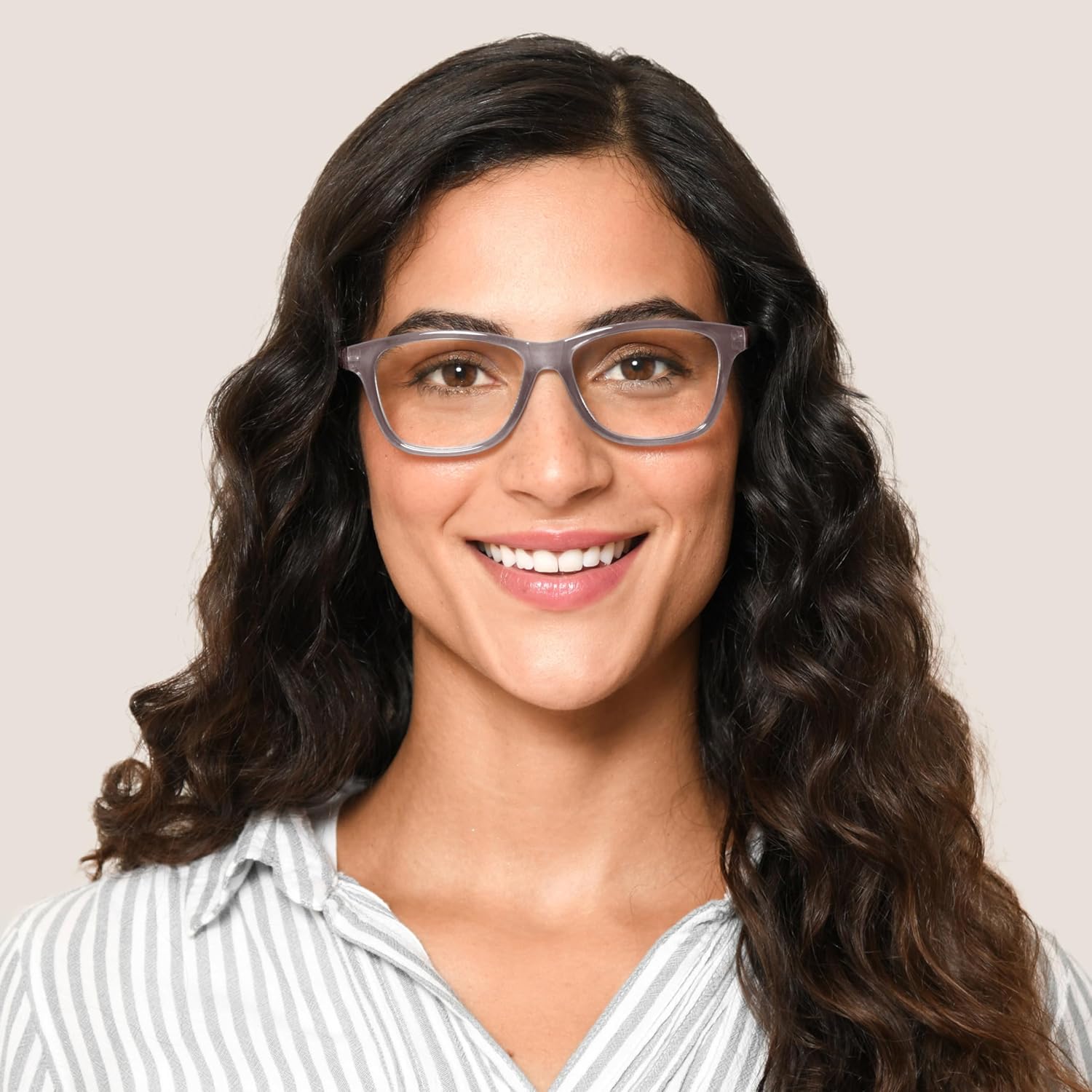 Readers Readers.com Reading Glasses: The Francis Blue Light square Style for Men and Women