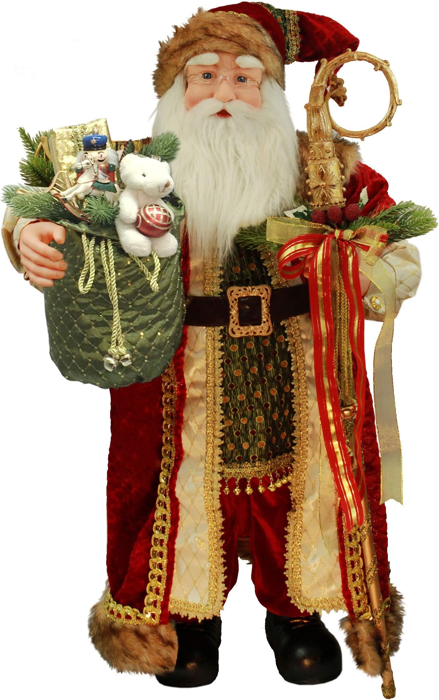 Windy Hill Collection 36" Inch Standing Grand Santa Claus Christmas Figurine Figure Decoration 536030