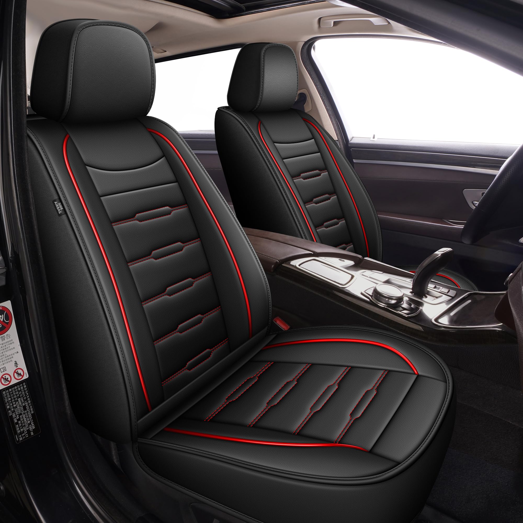 Photo 1 of ***SIMILAR***
Front Set | Waterproof Faux Leather,Scratch-Resistant,Easy to Install,Airbag Compatible,Fully Wrapped,Car Seat Covers,Redline