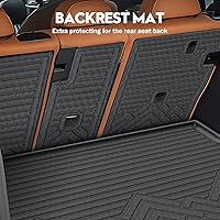 Vista 4 de KUST Alfombrilla de carga para maletero para BMW X3 2025 2026, forro de carga trasera de goma con alfombrilla de respaldo para accesorios X3