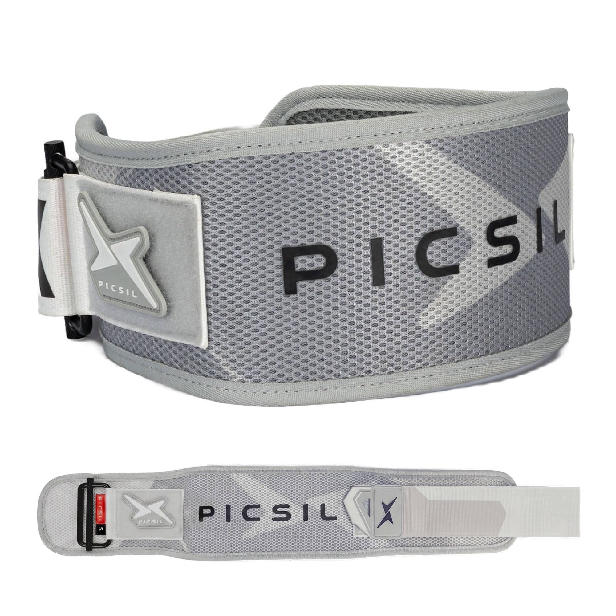 PICSIL Lumbar Belt – Lendenstützgürtel für Training mit schweren Lasten, EVA‑Schaumkern, atmungsaktives 3D‑Mesh, Doppel‑Sicherheitsverschluss