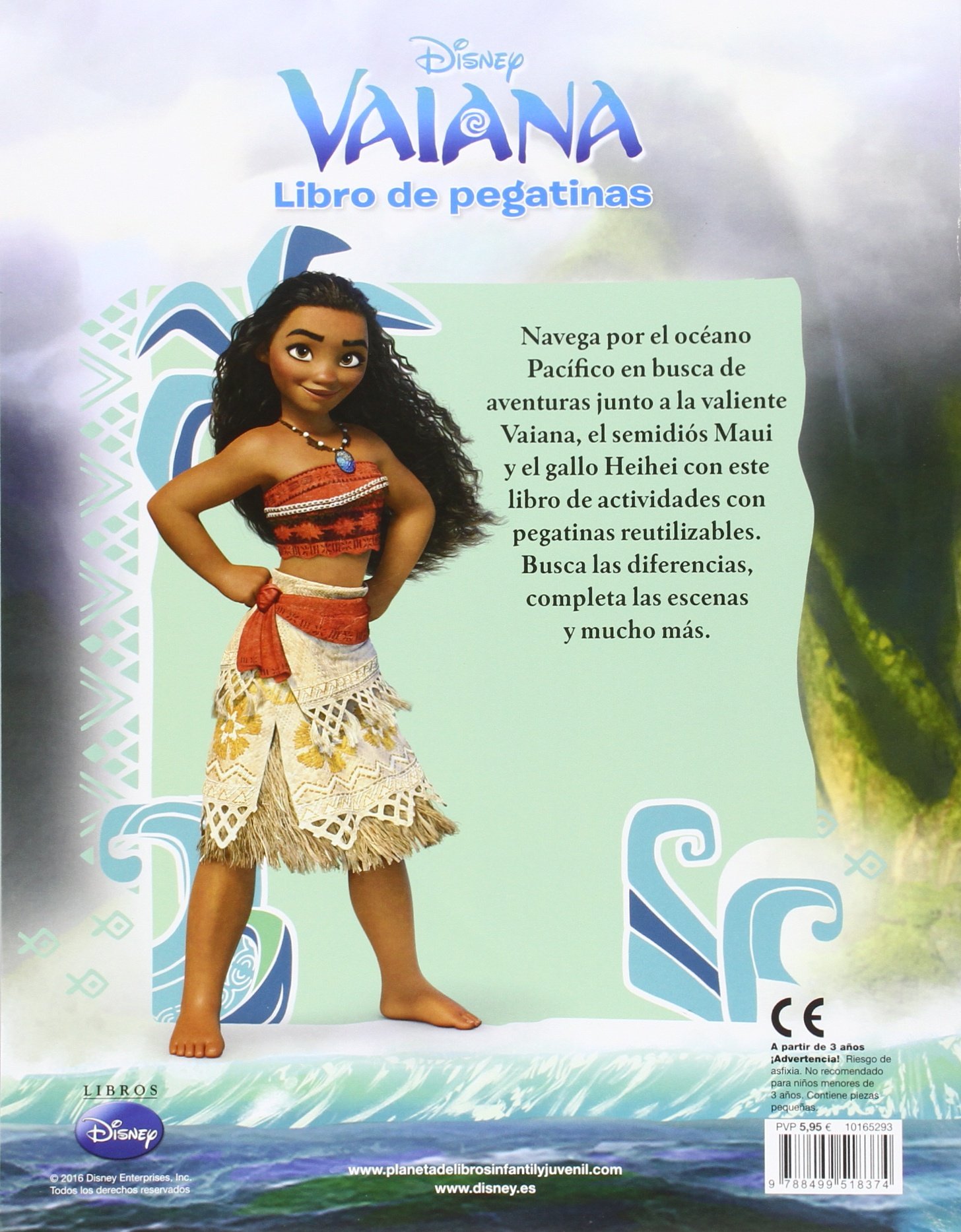 Vaiana. Libro de pegatinas (Disney. Vaiana)