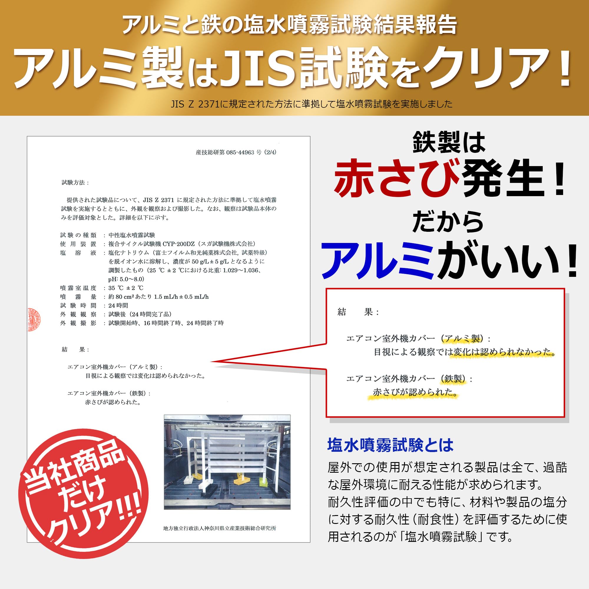 Amazon | ALMAX アルマックス エアコン室外機カバー 900×380