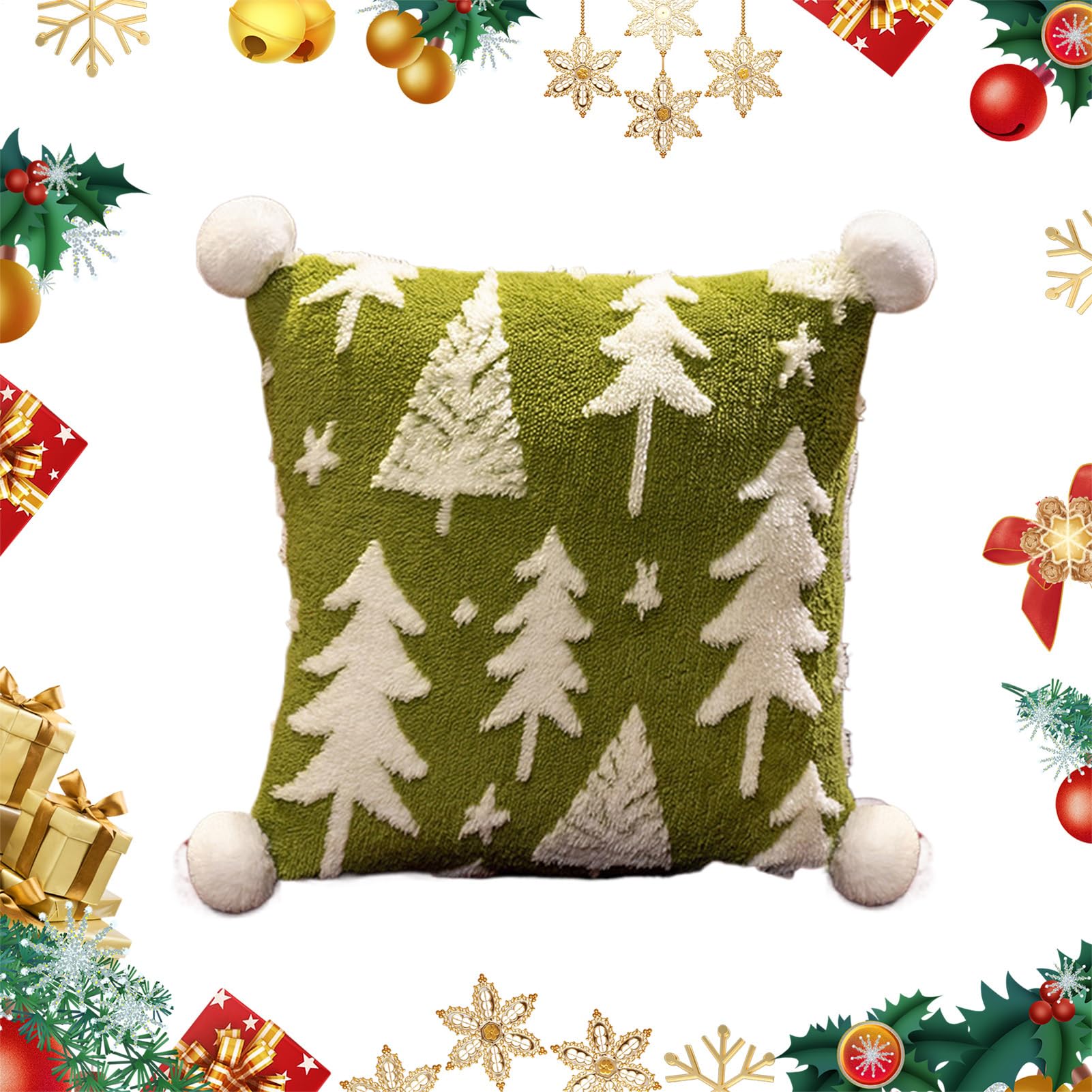 Coussin décoratif de salon arbre bohème pour canapé et chambre