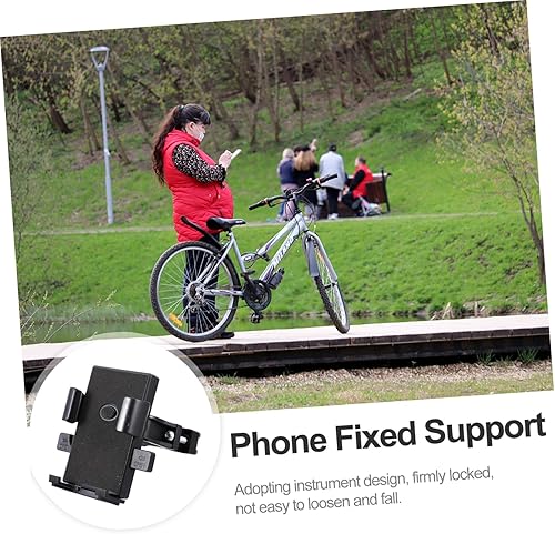 Miniatura 7 de Soporte de teléfono para bicicleta, antivibraciones y 150 mph resistente al viento, soporte de teléfono para manillar de motocicletabicicleta con