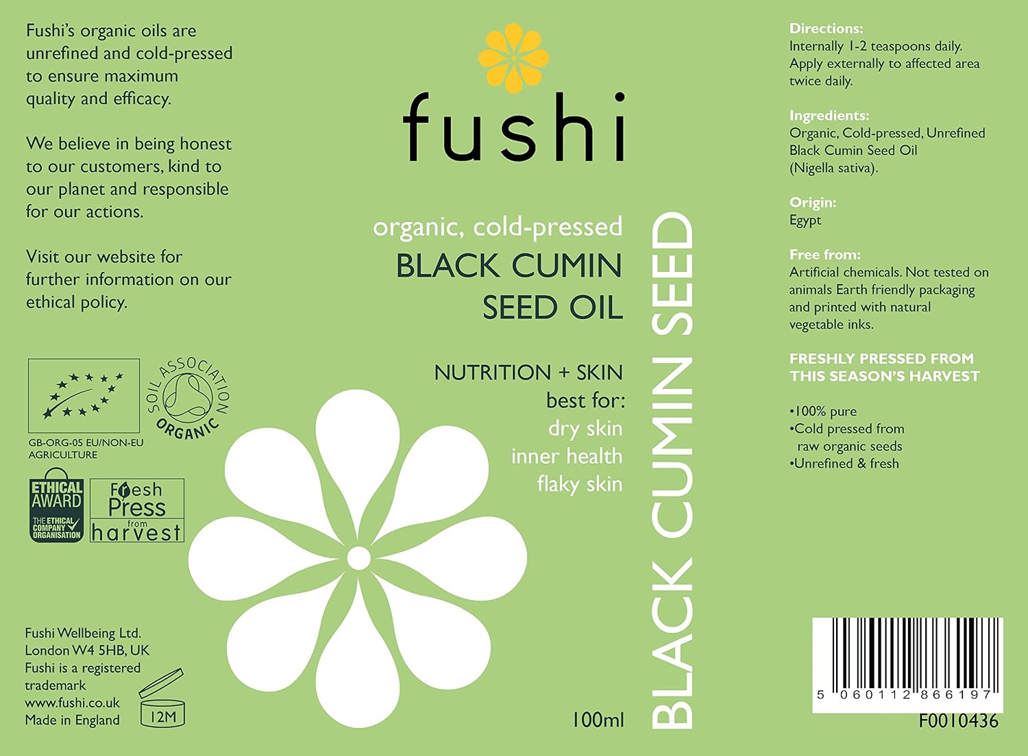Fushi Black Cumin Seed Oil 100 ml, 100 ml (Pack of 1) - Image 5