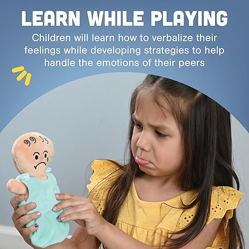 Miniatura 3 de Constructive Playthings CP-039 Expression Babies - Muñecas de felpa súper suaves juego de 6 piezas para todas las edades